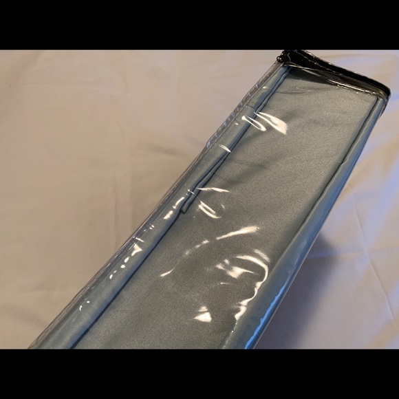 600 thread count cotton rich king bed sheet set in light blue. New. Home… - Picture 6 of 8